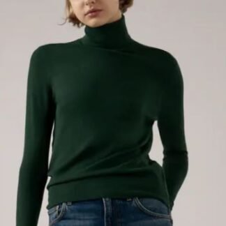 Sweater De Malha Com  Gola Subida